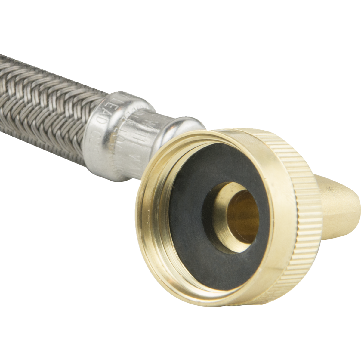 3/8 in. Comp x 3/4 in. Garden Hose Elbow (Crimped) BrassCraft